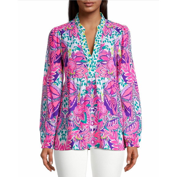Lilly Pulitzer Tops - LILLY PULITZER Winona Stretch Tunic Size XXS NWT